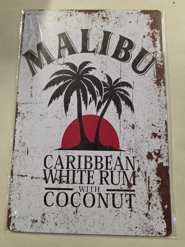MALIBU METAL SIGN