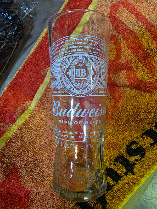 BUDWEISER PINT GLASS