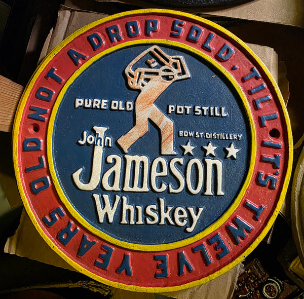 JAMESON WHISKEY CAST IRON SIGN