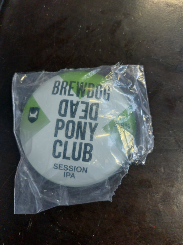 Brewdog dead pony club round badge
