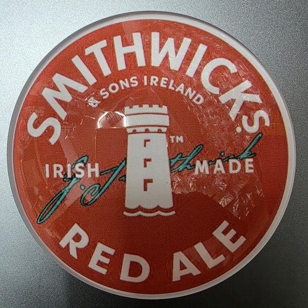 SMITHWICK'S RED ALE ROUND BEER BADGE