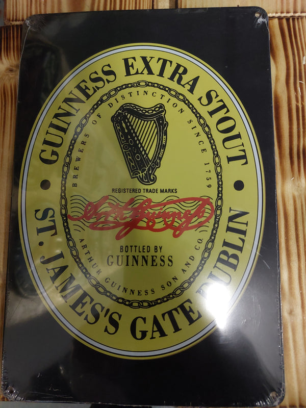Guinness extra stout sign