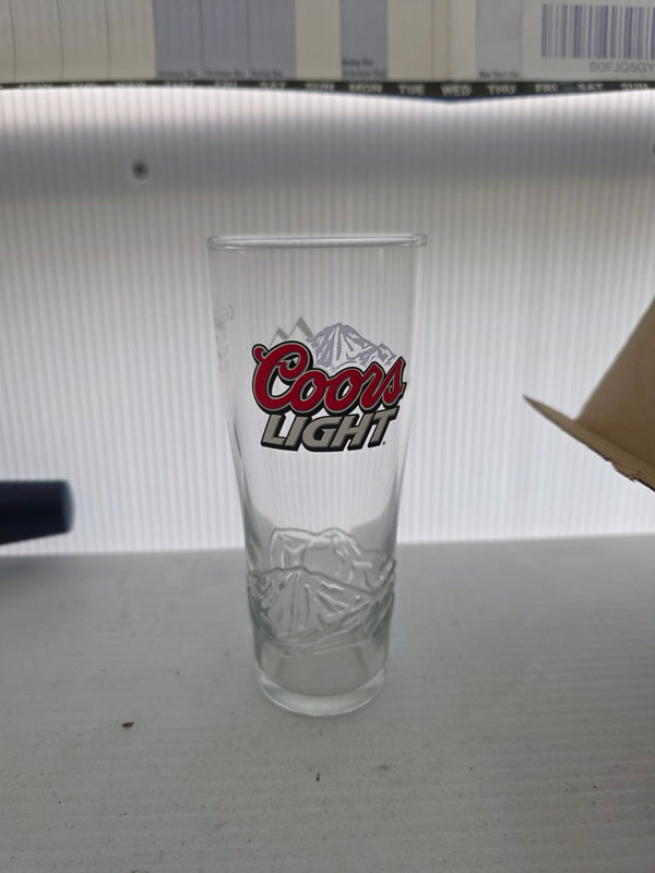 COORS LIGHT HALF PINT GLASSES