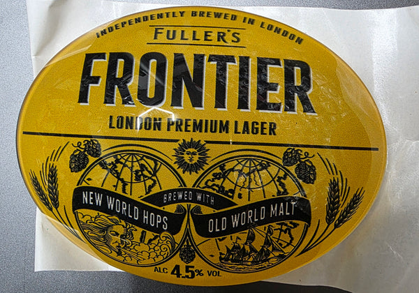 FULLERS FRONTIER OVAL FISH EYE BADGE