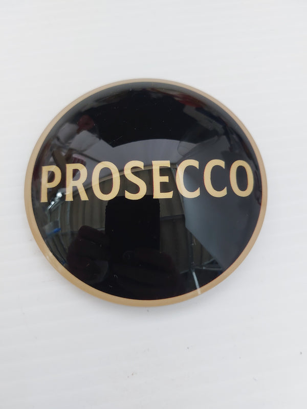 Prosecco round badge