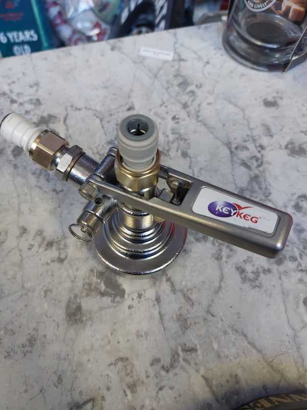 Key keg coupler
