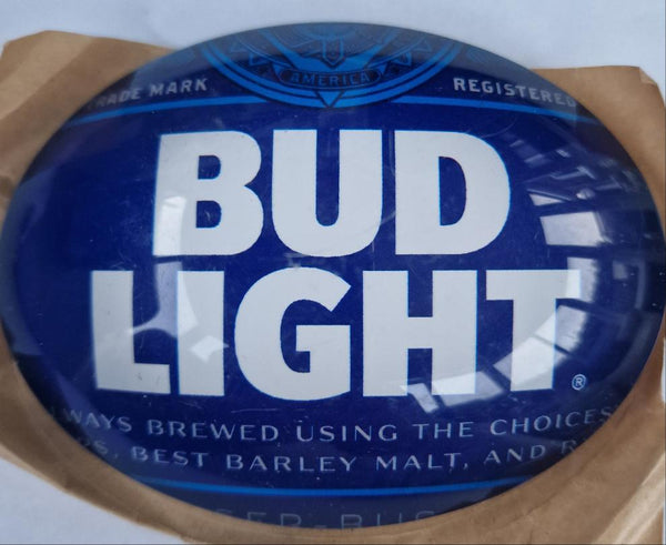 BUD LIGHT OVAL FONT LENSE