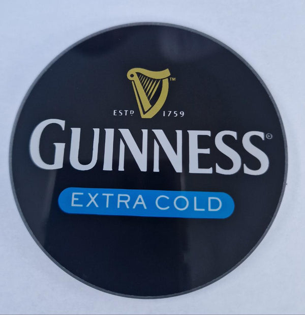 GUINNESS EXTRA COLD FLAT FONT LENSE