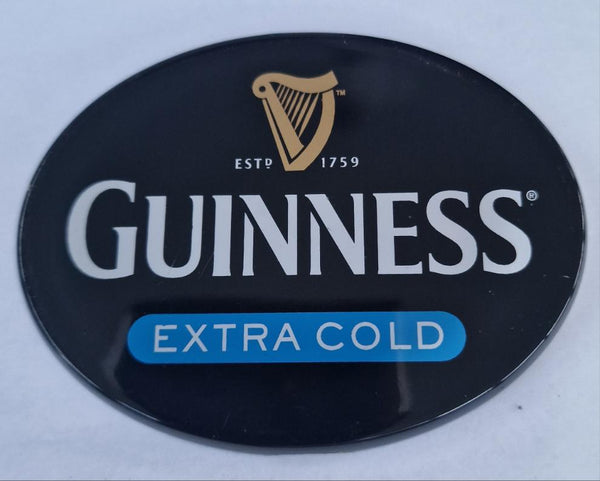 GUINESS EXTRA COLD OVAL BADGE