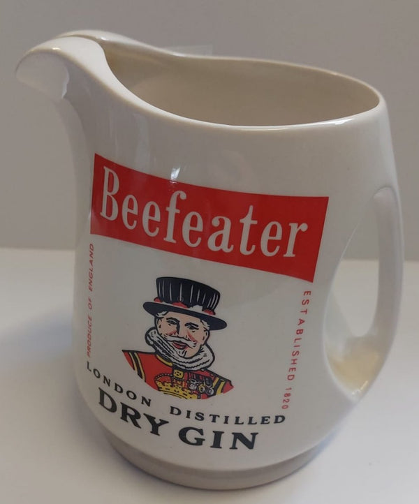 BEEFEATER LONDON DISTILLED DRY GIN CERMAIC JUG